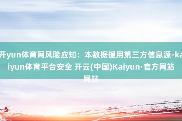开yun体育网风险应知：本数据援用第三方信息源-kaiyun体育平台安全 开云(中国)Kaiyun·官方网站